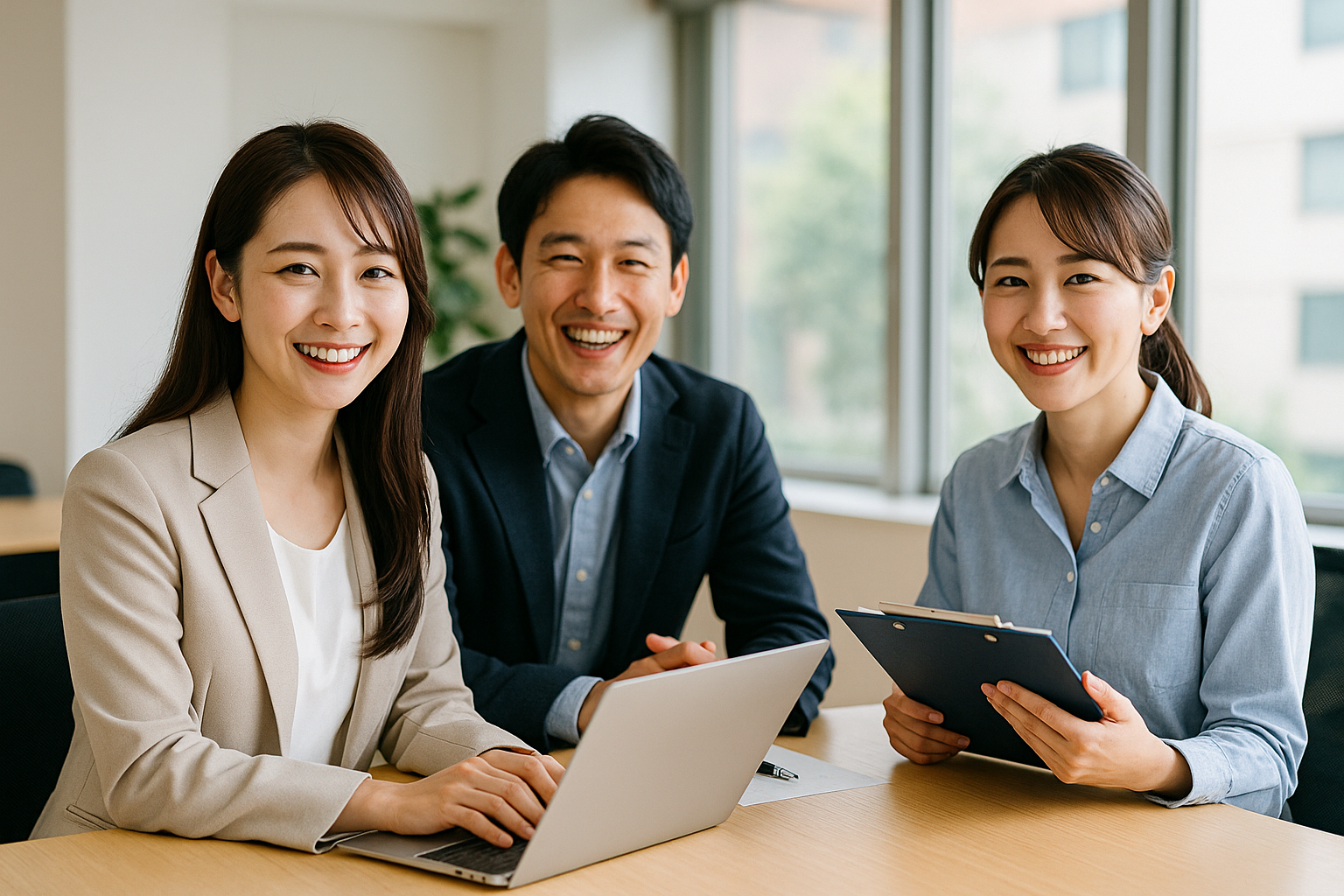 新しい職場で働くスタッフのイメージ